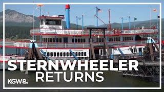 Historical sternwheeler makes its return to Columbia River [upl. by Kanter]