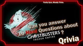 Ghostbusters Frozen Empire  10 Hard Questions [upl. by Eikcim569]