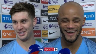 Kompany and Stones ecstatic with Man Citys vital 21 win against Liverpool  PostMatch Interview [upl. by Hindu]