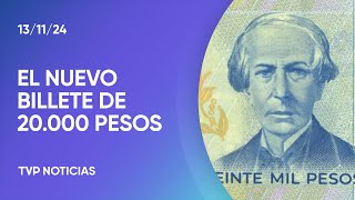 Comienza a circular el nuevo billete de 20000 pesos [upl. by Clerk]