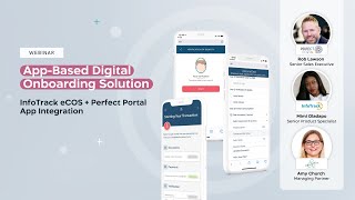 Webinar App Based Digital Onboarding Solution InfoTrack eCOS  Perfect Portal App Integration [upl. by Anurag]