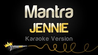 JENNIE  Mantra Karaoke Version [upl. by Lasala]