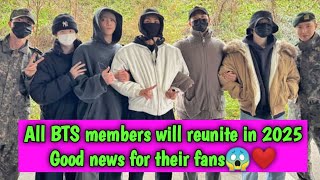 BTS will Reunite in 2025 as Kpop band  방탄소년단 2025년 Kpop 밴드로 컴백한다  Watch full video for details😱😍 [upl. by Ednil145]