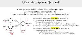 Basic Perceptron Network  AWS AI Practitioner AIFC01 [upl. by Ayidan]