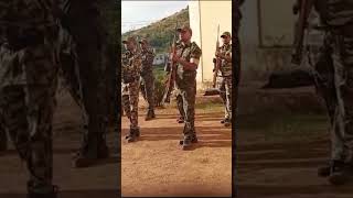 IRB Jawan pared pratis police BSF viral short video [upl. by Landes560]