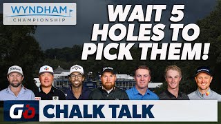 Why you should wait five holes before making picks at the 2024 Wyndham Championship [upl. by Emor]