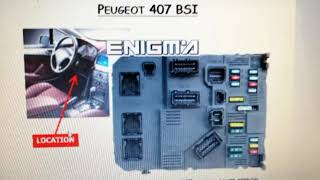 Eeprom 95128 sur peugeot 407 207 Boîtier bsi peugeot [upl. by Eanert986]