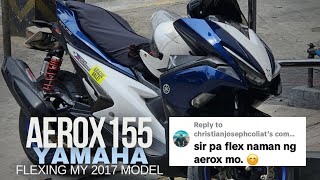 Flexing my 2017 Aerox 155Mag 8 yrs a sya sa Dec🔥tanmoto aerox155 aeroxv1 yamahaaerox [upl. by Namar677]