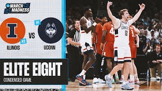 UConn vs Illinois  Elite Eight NCAA tournament extended highlights [upl. by Nomed]