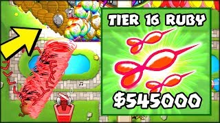 THE CRAZIEST MOD EVER  RUBY TIER 16 TOWER  Bloons TD Battles HackMod BTD Battles [upl. by Ahsotal824]