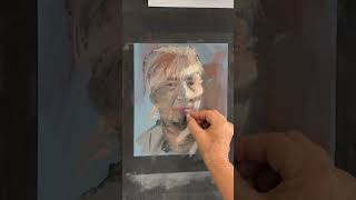 Portrait painting portrait painting pastels çava pastelliste sketching [upl. by Eleira]