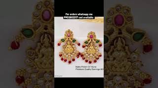 Mangalsutra amp earrings collections jewellery trending [upl. by Casi333]