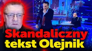 Skandaliczny tekst Olejnik Płk Piotr Wroński mówi dlaczego Radosław Sikorski jest atakowany w TVN [upl. by Ehsom388]