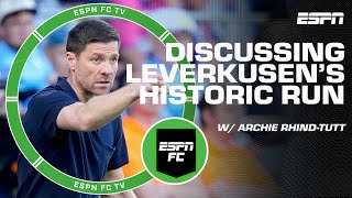 One of the most impressive achievements… EVER 👀 Discussing Bayer Leverkusen’s run  ESPN FC [upl. by Akinhoj]