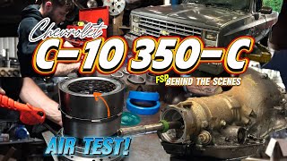 HOW TO ASSEMBLE AND AIR TEST YOUR TH350 TRANSMISSION DRUMS AND PUMP [upl. by Octavie]