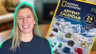 Bring On STEM with the National Geographic Rock Advent Calendar [upl. by Harmonia]