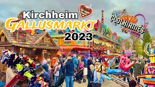 Kirchheimer Gallusmarkt 2023 Impressionen  Clip by CoolKirmes [upl. by Leban]