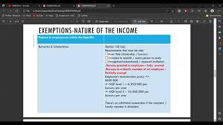 Exempt income [upl. by Jennifer]