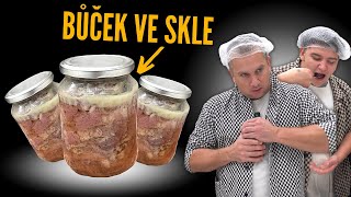 Zavařený vepřový bůček ve sklenici  recept jak vytvořit to nejchutnější zavařené maso [upl. by Eelahc758]