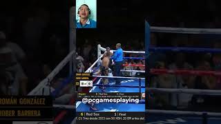 Roman Chocolatito Gonzalez vs Rober Barrera Round 10 Highlights TKO boxing knockoutcity [upl. by Gerbold]