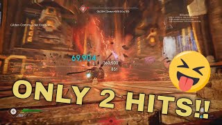 Godfall Boss Build in Action  Gilden in 2 hits with HAMMER  Phoenix Valorplate [upl. by Annoyed]