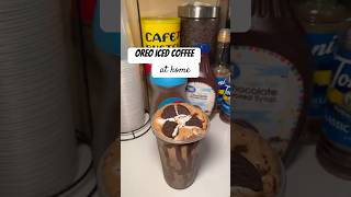 Come and make this oreo iced coffee with me viralshorts oreo coffeerecipes coffeetok [upl. by Mackay]