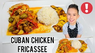 THE BEST CUBAN CHICKEN FRICASSEE RECIPE  Fricasé de pollo [upl. by Jaquiss]