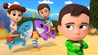 Baby Shark Park  Sick Song  Nursery Rhymes For Toddlers and Kids Songs [upl. by Samul]