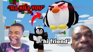 I TROLLED AS A PENGUIN And WON Roblox Bedwars [upl. by Assed]