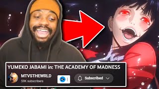 THE MOST PSYCHOTIC ANIME OF ALL TIME  MTvsTHEWORLD  KAKEGURUI REACTION [upl. by Haroppizt]