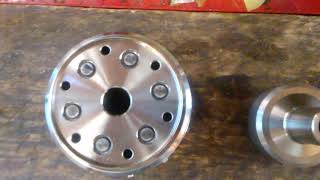 Honda grom lightened flywheel and oil spinner [upl. by Halak]