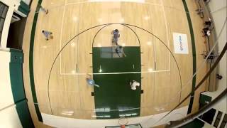 Defensive Drills for Youth Basketball  Rebound Outlet Layup by George Karl [upl. by Tterab130]