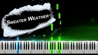 The Neighbourhood  Sweater Weather Piano Tutorial [upl. by Eentroc768]