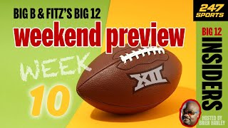 Your preview amp guide to the weekends Big 12 football action  Week 10 [upl. by Anhpad51]