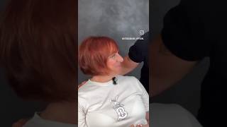 Стрижка Боб с челкой на редкие тонкие волосы 💕Bob haircut with bangs for sparse thin hair 💕 [upl. by Merla]