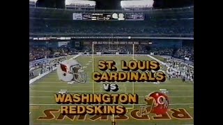 1985 Week 5 MNF  Cardinals vs Redskins [upl. by Diva]