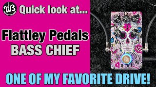 Unique beautiful and with buckets of character the Flattley Pedals BASS CHIEF [upl. by Iborian]