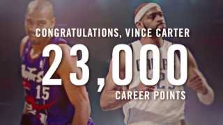 Vince Carter 23000 Career Points Tribute [upl. by Marcos825]