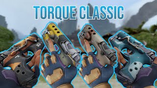 Torque Classic Skin Showcase  VALORANT Episode 9 Act 3 Battlepass Skins [upl. by Waxman]