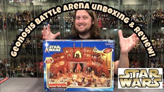 Geonosis Star Wars Battle Arena Unboxing amp Review [upl. by Nameloc]