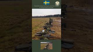 Swedish Army training to use Carl Gustaf m48 grenade launcher military defence [upl. by Judah]