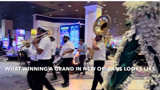 Harrah’s New Orleans  Non smoking King City View room walk through [upl. by Ancilin]