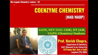 Coenzyme Chemistry NADNADP  Prepare for GATE JAM NET [upl. by Entsirhc]