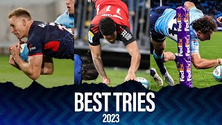 TRY OF THE YEAR Nominees  Super Rugby Pacific 2023 [upl. by Sremmus]