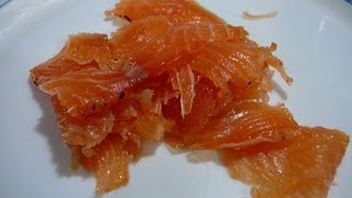 ILE RECETAS Gravlax de salmón rosado [upl. by Atnim]