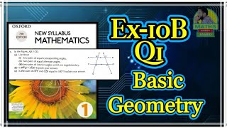 Q1  Ex 10B  D1  Basic Geometry  NSM 7th Edition [upl. by Fionna561]