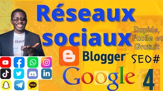 Comment mettre les BOUTONS des RÉSEAUX SOCIAUX dans votre BLOG  Cours de Blogger [upl. by Amoritta]