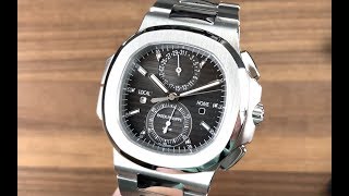 Patek Philippe Nautilus Travel Time Chronograph 59901A001 Patek Watch Review [upl. by Nahtnoj]