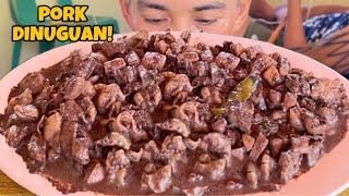 Pork DINUGUAN Mukbang Asmr  Filipino Food Mukbang Philippines [upl. by Rubie753]