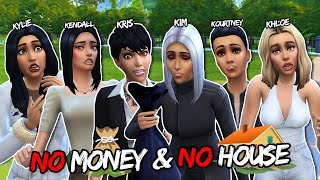 We Made the Kardashians as Poor as Possible Pt 1 Sims 4 Rags to Riches Challenge Gameplay [upl. by Airekat]